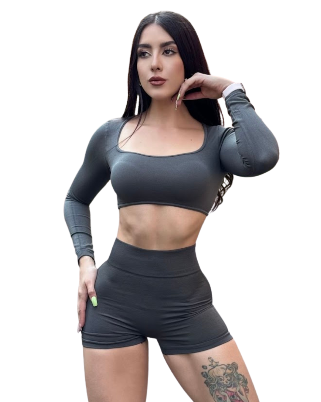 Conjunto Push Up • Gris