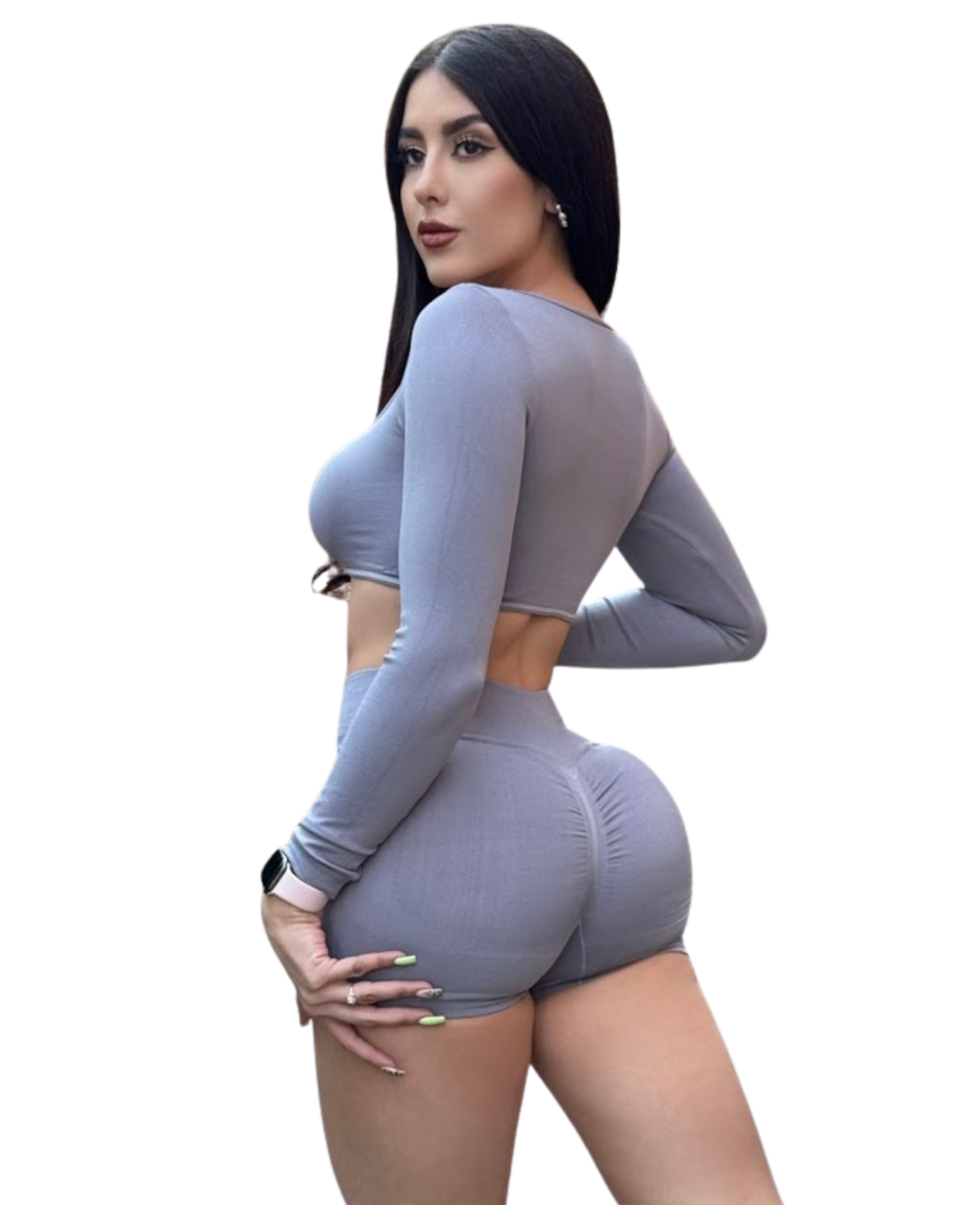 Conjunto Push Up • Gris claro