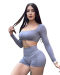 Conjunto Push Up • Gris claro