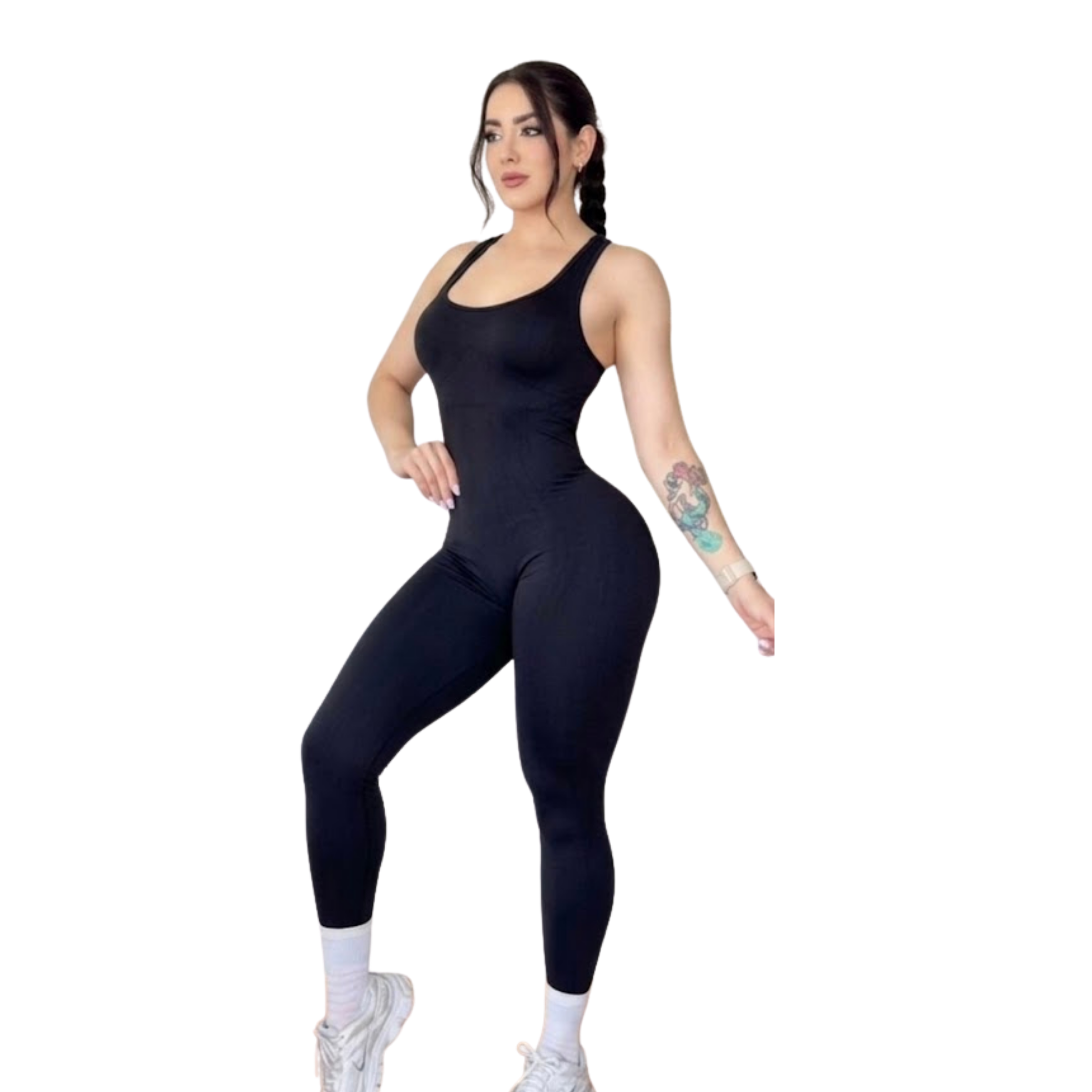 Enterizo Push Up • negro