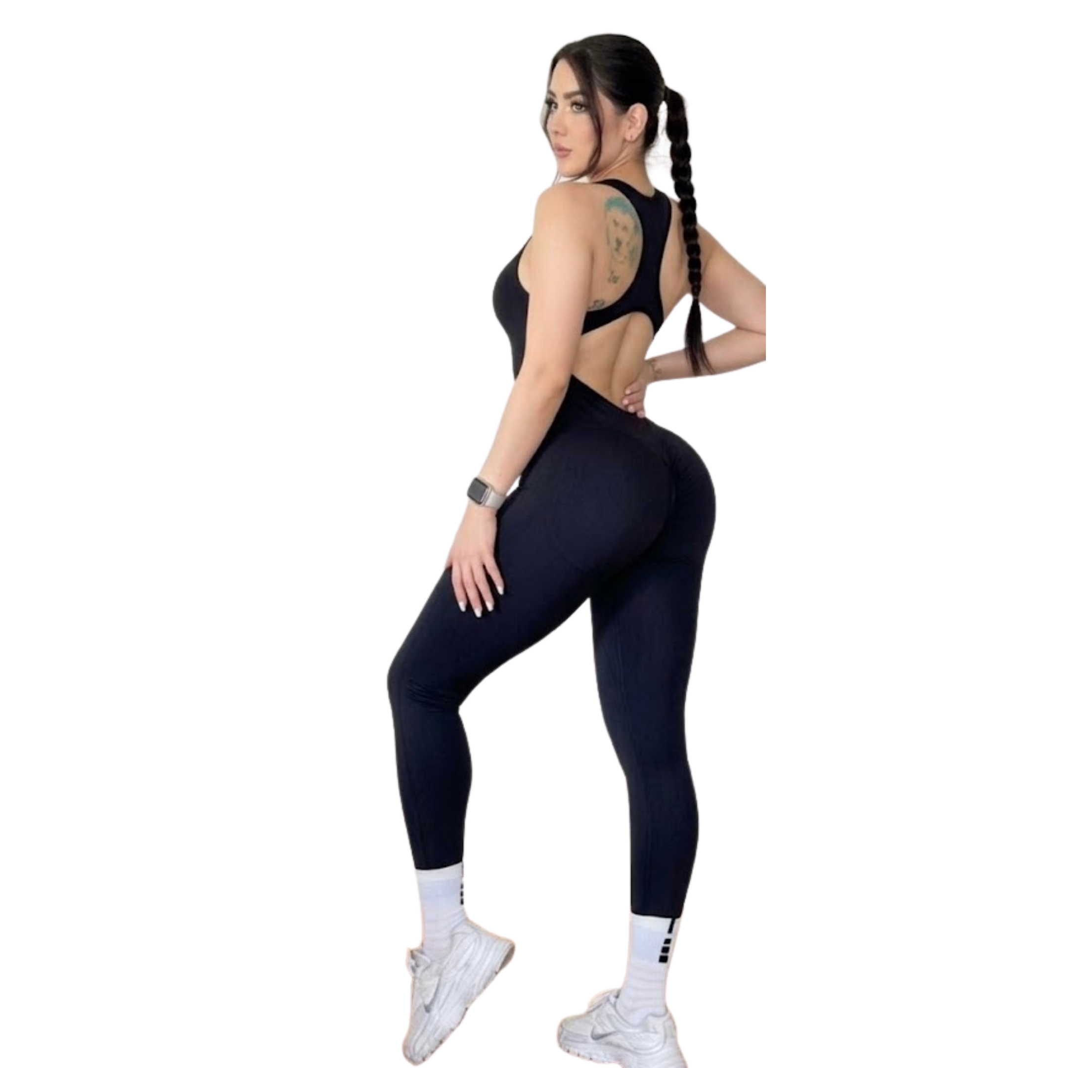 Enterizo Push Up • negro