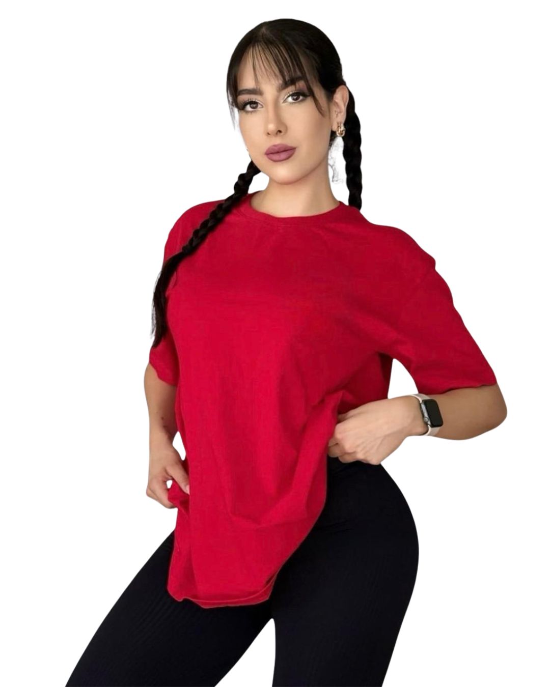 Camisa oversize roja